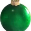 Whitehurst 4ct. 5" Pearl Glass Ball Ornaments Green Pearl