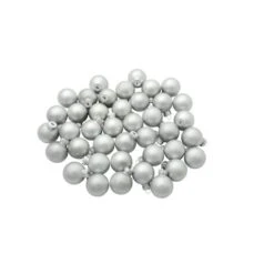 Whitehurst 40ct. 1.25" Matte Glass Ball Ornaments Silver Matte -Michaels Store D623192S 12