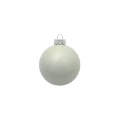 Whitehurst 40ct. 1.5" Pearl Glass Ball Ornaments White Pearl