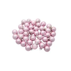 Whitehurst 40ct. 1.25" Matte Glass Ball Ornaments Baby Pink Matte -Michaels Store D623208S 12