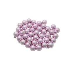 Whitehurst 40ct. 1.25" Glossy Glass Ball Ornaments Baby Pink Shiny -Michaels Store D623209S 12