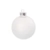 Whitehurst 40ct. 1.5" White Frosted Glass Ball Ornaments
