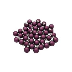 Whitehurst 40ct. 1.25" Matte Glass Ball Ornaments Purple Matte -Michaels Store D623227S 12