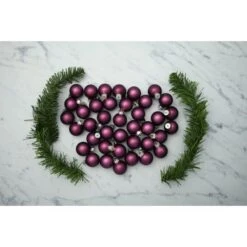 Whitehurst 40ct. 1.25" Matte Glass Ball Ornaments Purple Matte -Michaels Store D623227S 13