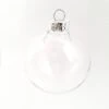 Whitehurst 4ct. 5" Clear Glass Ball Ornaments