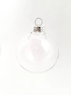 Whitehurst 4ct. 5" Clear Glass Ball Ornaments