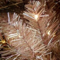 9ft. Pre-Lit Rose Gold Metallic Evergreen Artificial Christmas Tree -Michaels Store D645060S 3