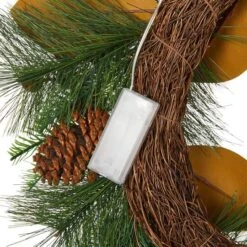 Glitzhome® 24" Pre-Lit Berry, Magnolia Leaf & Pinecone Wreath -Michaels Store D652251S 8