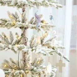 9ft. Pre-Lit Deluxe Pine Artificial Christmas Tree, Warm White LED Lights -Michaels Store D652264S 4