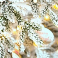 9ft. Pre-Lit Deluxe Pine Artificial Christmas Tree, Warm White LED Lights -Michaels Store D652264S 5