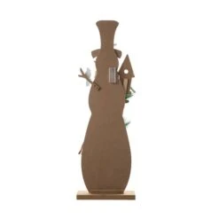 Glitzhome® 36'' Lighted Wooden Snowman Porch Décor -Michaels Store D652321S 8