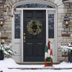 Glitzhome® 34.75'' Wooden Gnome Family Porch Décor 12 Glitzhome® 34.75'' Wooden Gnome Family Porch Décor -Michaels Store D652323S 3