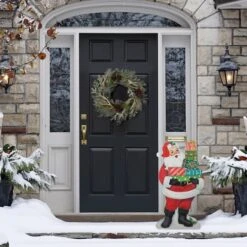 Glitzhome® 36'' Wooden Santa Gifts Porch Décor -Michaels Store D652325S 4