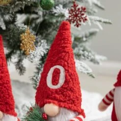 Glitzhome® JOY Christmas Gnome Fabric Décor, 3ct. -Michaels Store D652348S 5