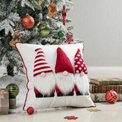 Glitzhome® 3D Heavy Knitted Gnome Pillow 12 Glitzhome® 3D Heavy Knitted Gnome Pillow -Michaels Store D652357S 2