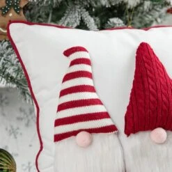 Glitzhome® 3D Heavy Knitted Gnome Pillow 14 Glitzhome® 3D Heavy Knitted Gnome Pillow -Michaels Store D652357S 3