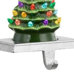 Green Tree Illuminated Stocking Hanger 9 Green Tree Illuminated Stocking Hanger -Michaels Store D657834S 4