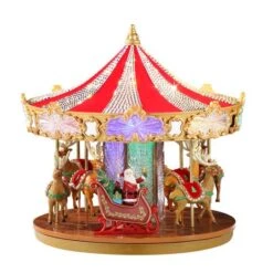 12" Swarovski® LED Holiday Carousel