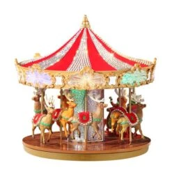12" Swarovski® LED Holiday Carousel -Michaels Store D657848S 2