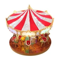 12" Swarovski® LED Holiday Carousel -Michaels Store D657848S 3