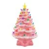 14" Pink Nostalgic Christmas Tree