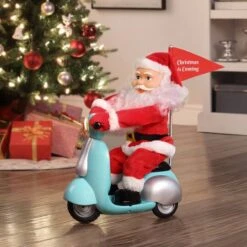 14.5" Scootin' Santa -Michaels Store D657864S 4