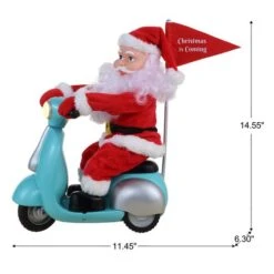 14.5" Scootin' Santa -Michaels Store D657864S 5