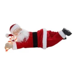 19.5" Lighted Sleeping Santa