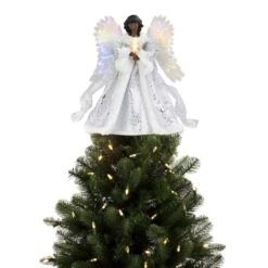 12" Fiber Optic Angel Tree Topper