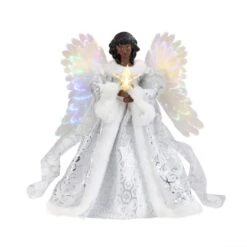 12" Fiber Optic Angel Tree Topper -Michaels Store D657884S 2