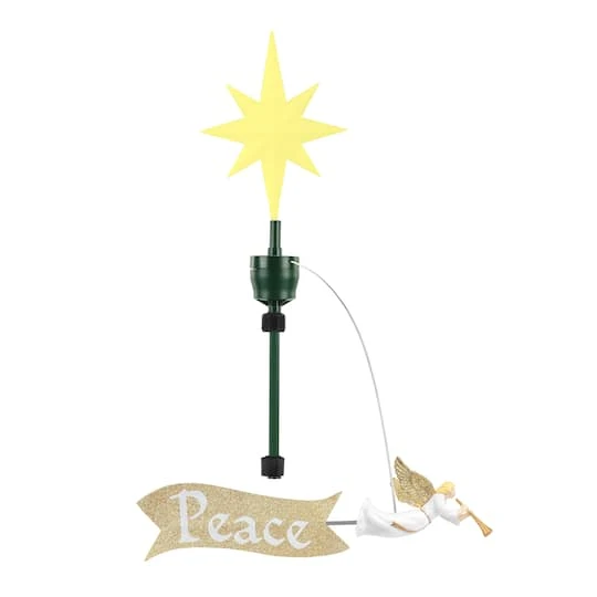 Angel With Banner Animated Tree Topper 2 Angel With Banner Animated Tree Topper - Image 2