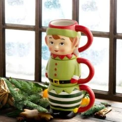 12oz. Elf Stacking Mug Set -Michaels Store D657899S 3