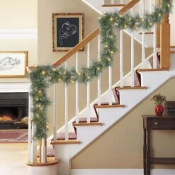 9ft. Pre-Lit LED Glittery Garland -Michaels Store D659571S 3