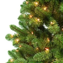 7.5ft. Pre-Lit Virginia Pine Artificial Christmas Tree, Clear Lights -Michaels Store D659590S 2