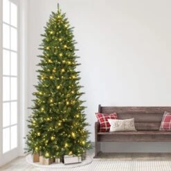 10ft. Pre-Lit Fraser Fir Artificial Christmas Tree, Color Select LED Lights 8 10ft. Pre-Lit Fraser Fir Artificial Christmas Tree, Color Select LED Lights -Michaels Store D659685S 3