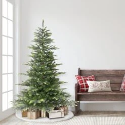 6.5ft. Unlit Aspen Fir Artificial Christmas Tree 7 6.5ft. Unlit Aspen Fir Artificial Christmas Tree -Michaels Store D659698S 3