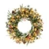 32" Pre-Lit Glittery Wreath