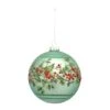 Melrose 6ct. 5" Pine & Berry Glass Ball Ornaments