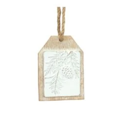 Melrose 6ct. 7" Pine Branch Tag Ornaments -Michaels Store D660806S 3
