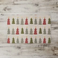 Cream Tree Pattern Floor Mat -Michaels Store D662406S 2