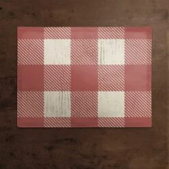 Red Buffalo Check Cotton Twill Placemat 5 Red Buffalo Check Cotton Twill Placemat -Michaels Store D662455S 2