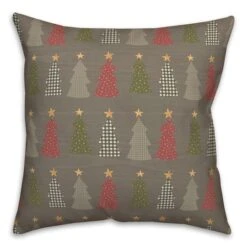 Gray Tree Pattern Throw Pillow -Michaels Store D662504S 2