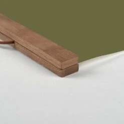 Green Tis The Season Hanging Canvas In Teak Frame -Michaels Store D662564S 2