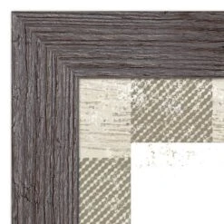 Taupe Buffalo Check Holiday Phrases Print In Western Gray Frame -Michaels Store D662567S 3