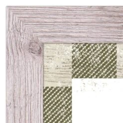 Green Buffalo Check Holiday Phrases Print In Western White Frame -Michaels Store D662569S 3