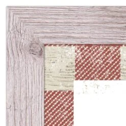 Red Buffalo Check Holiday Phrases Print In Western White Frame -Michaels Store D662574S 3