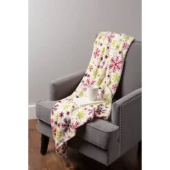 DII® Holiday 2-Pack Snowflake Plush Fleece Blanket -Michaels Store D662962S 5