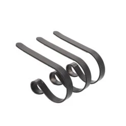 Original MantleClip® Matte Black Stocking Holders, 3ct.
