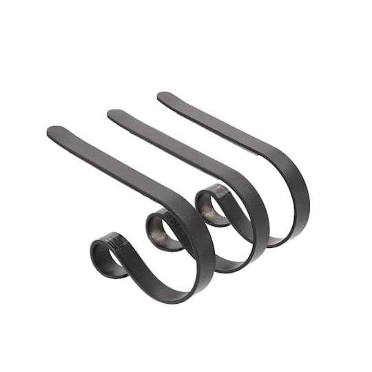 Original MantleClip® Matte Black Stocking Holders, 3ct. 1 Original MantleClip® Matte Black Stocking Holders, 3ct.
