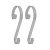 Haute Decor Stocking Scrolls® Real Galvanized Stocking Holders, 2ct.